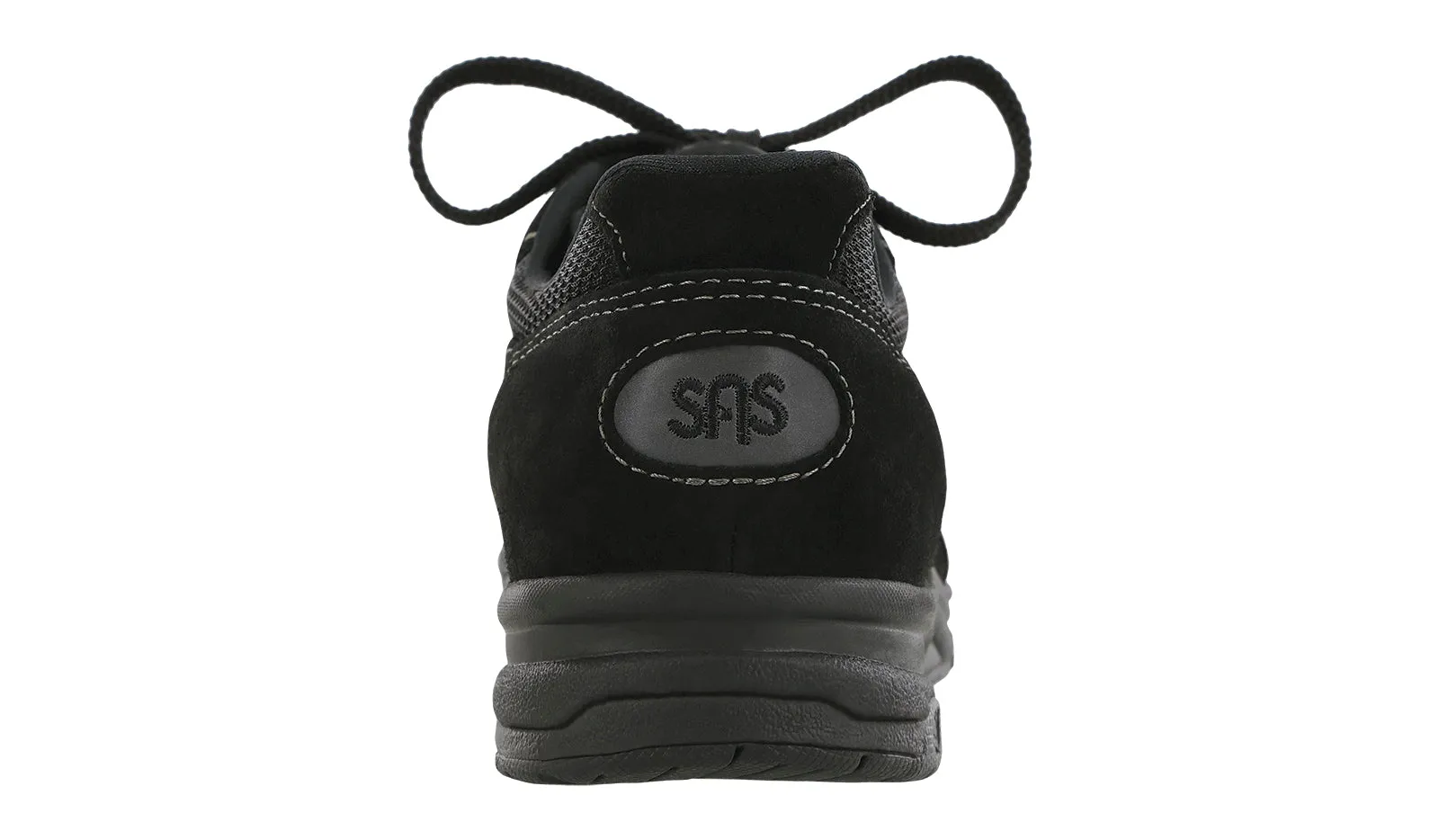 Women's Tour Mesh Lace Up Sneaker Mesh in Black