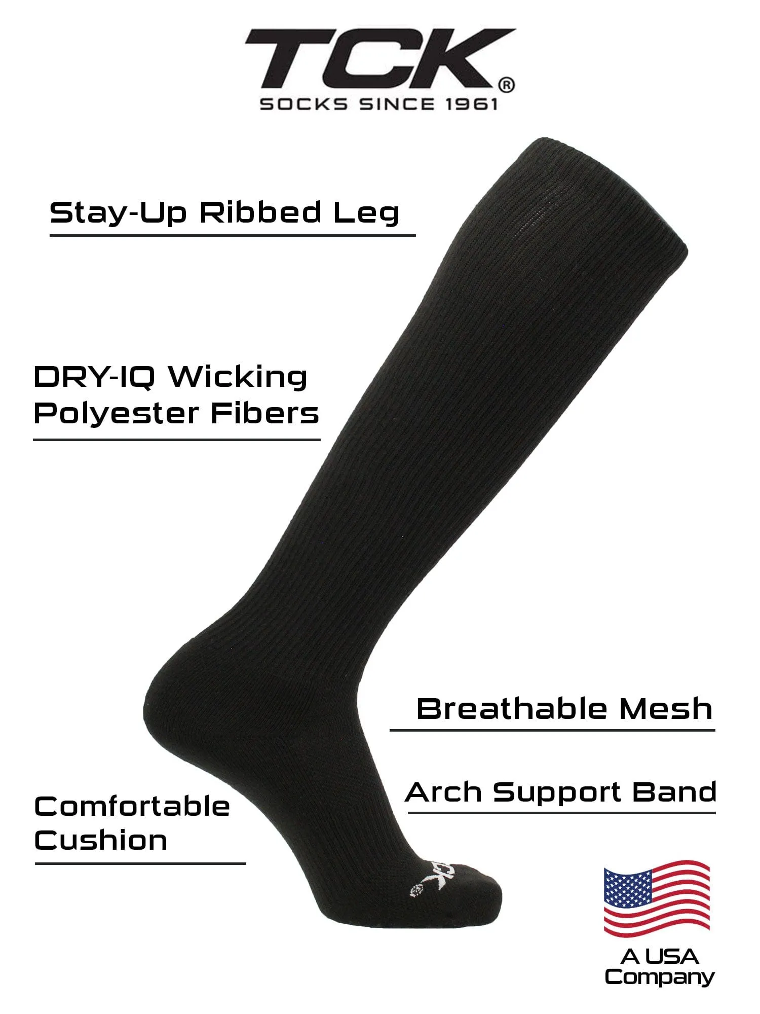 Work & Athletic Over The Calf Socks 6-pack